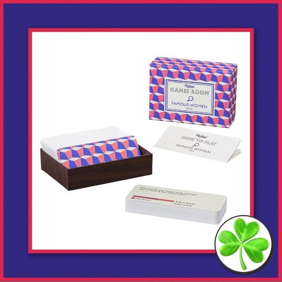 Ridley’s Games Room Other - 3/$10, 5/$15 - Ridley’s Games Room Famous Women Quiz Game